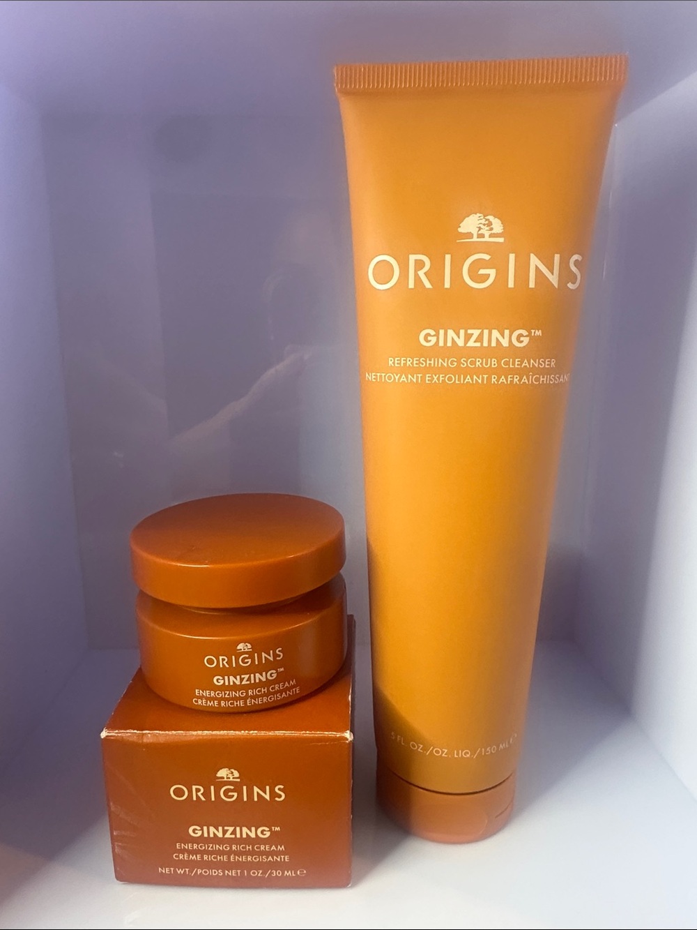 Origins GinZing Skincare Duo - Bold Orange Packaging